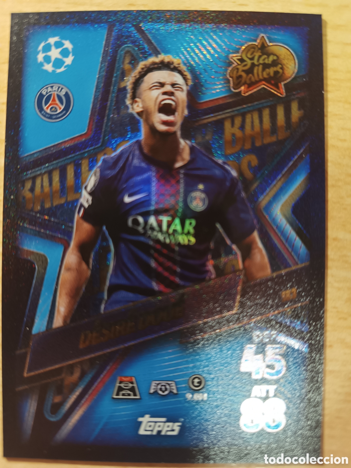 Cromos de F&uacute;tbol: SB 3 SB3 DESIRE DOUE PARIS SAINT GERMAIN PSG STAR BALLERS MATCH ATTAX 2025 2026 TOPPS 25 26