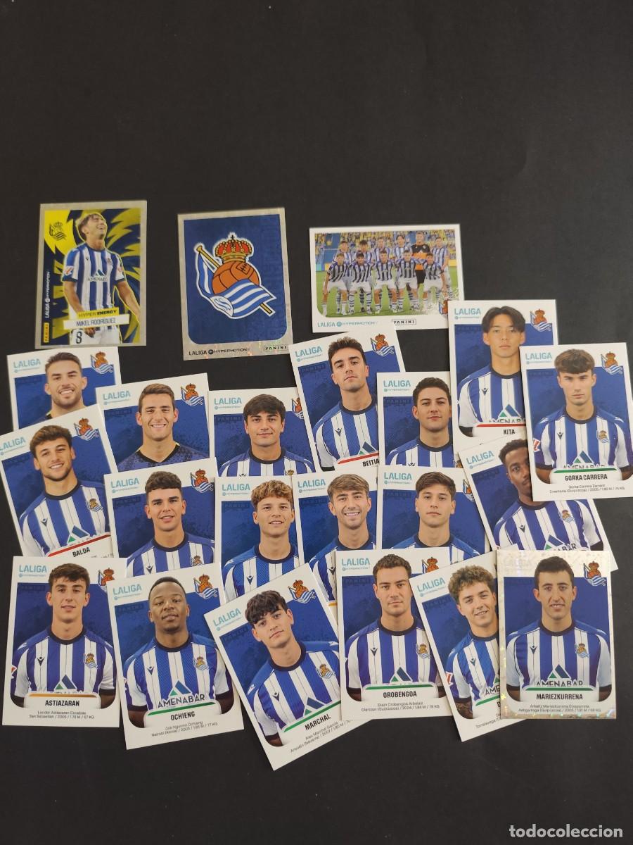 Cartes &agrave; collectionner de Football: EQUIPO COMPLETO REAL SOCIEDAD B HYPERMOTION 2&ordf; DIVISI&Oacute;N 2025 2026 25 26 (22 CROMOS)