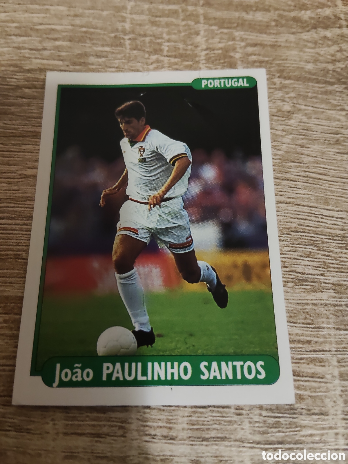Cromos de f&uacute;tbol: Euro foot 96 DS 259 Joao Paulinho Santos