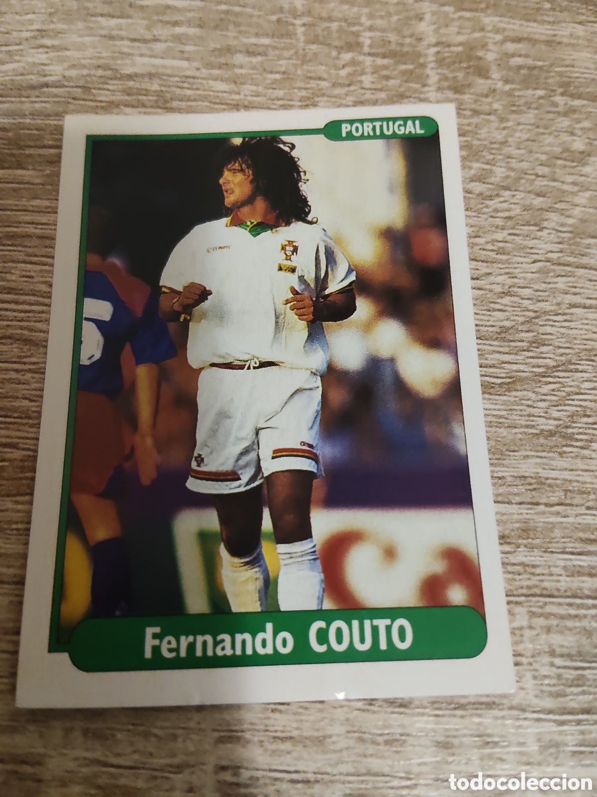 Cromos de f&uacute;tbol: Euro foot 96 DS 261 Fernando Couto