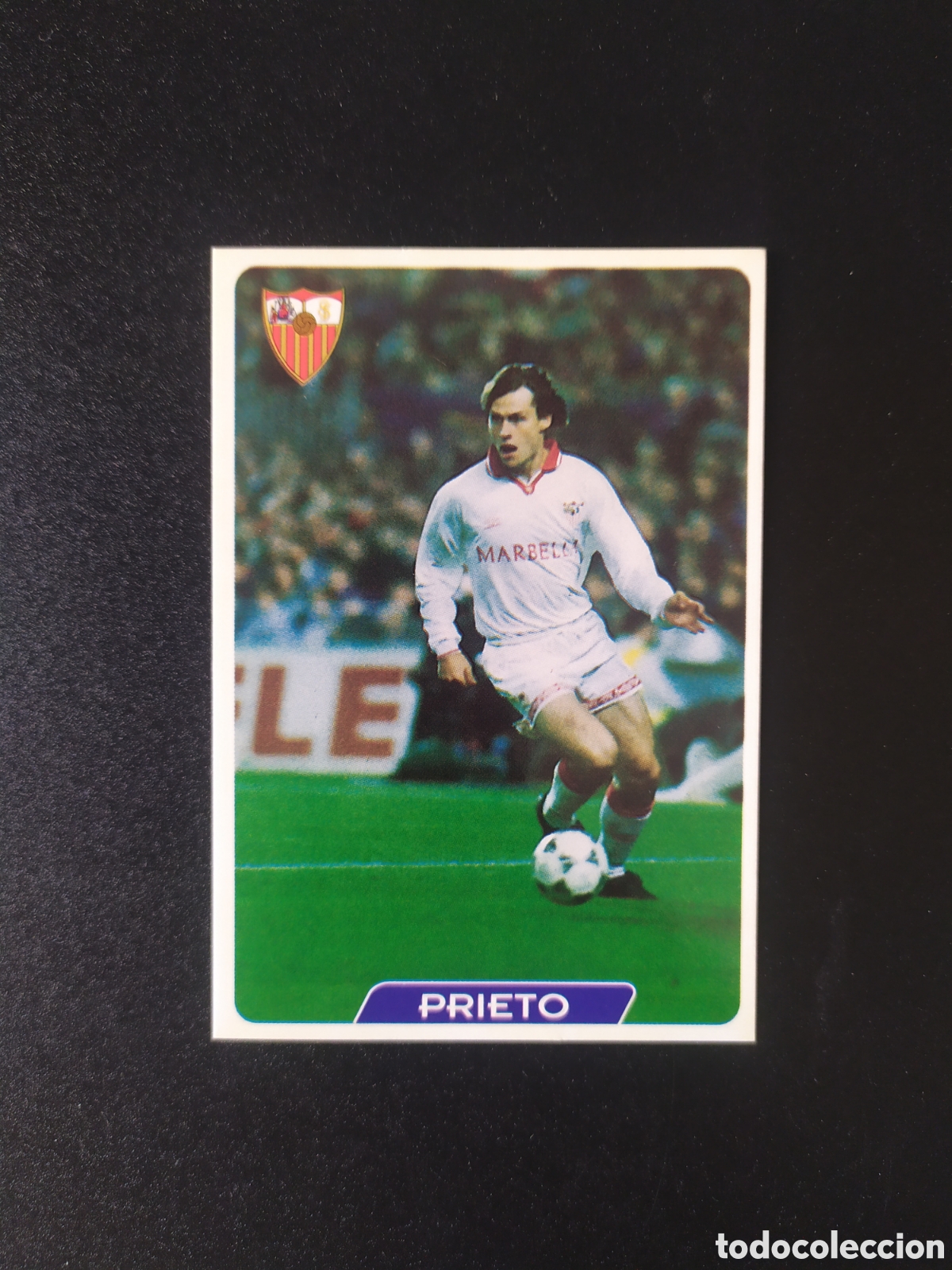 Cromos de f&uacute;tbol: Mundicromo fichas Liga 1995 1996 95 96 Prieto n&deg; 79 Sevilla