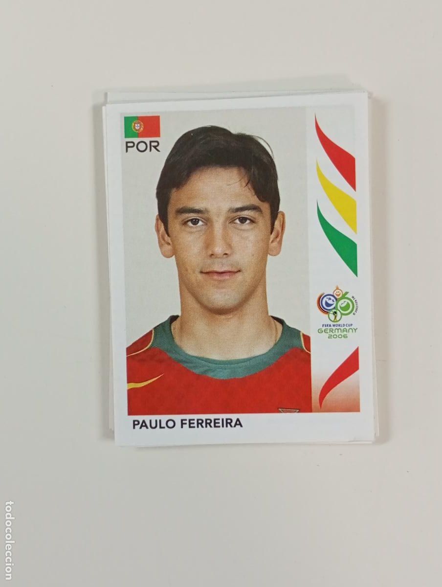Figurine di Calcio: CROMO N&ordm; 289.. PAULO FERREIRA. PORTUGAL. MUNDIAL DE ALEMANIA 2006. TDKP27Y