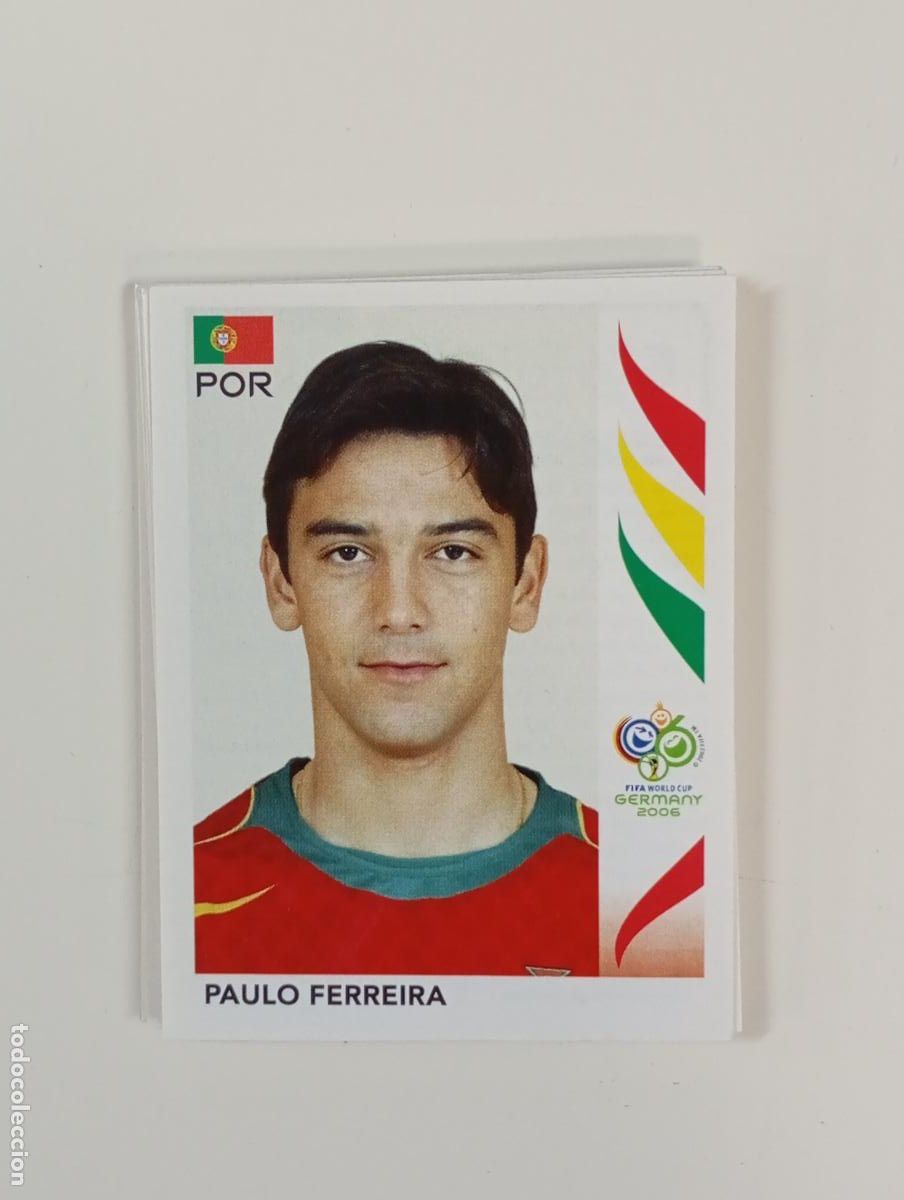 Figurine di Calcio: CROMO N&ordm; 289. PAULO FERREIRA. PORTUGAL. MUNDIAL DE ALEMANIA 2006. TDKP27Y
