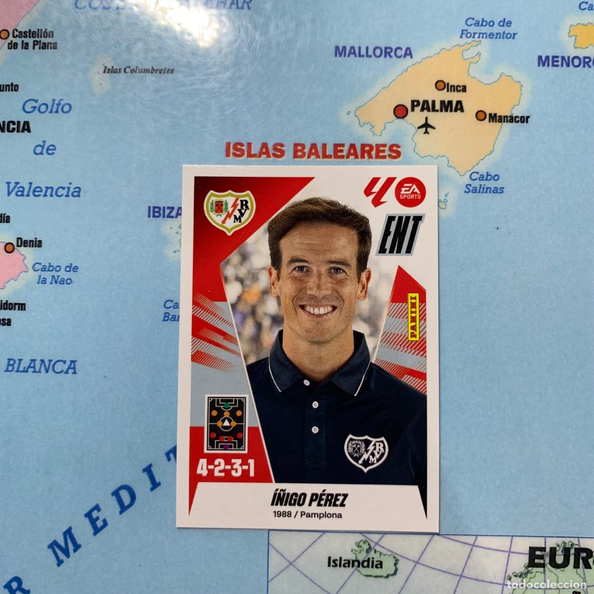 Cromos de f&uacute;tbol: &Iacute;&ntilde;igo P&eacute;rez entrenador n&uacute;mero 2 del rayo vallecano cromo liga este 25-26 2025-2026