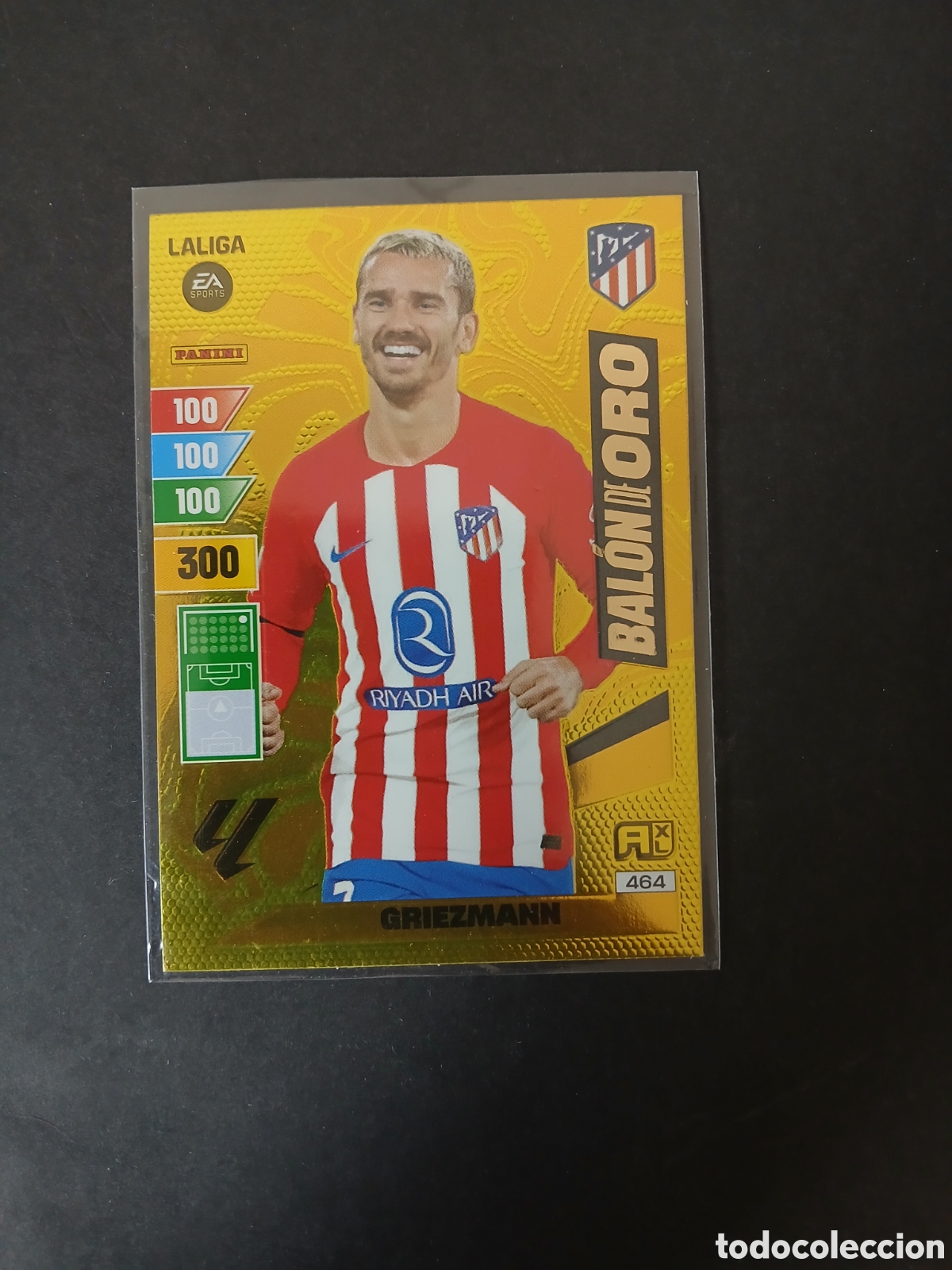Cromos de f&uacute;tbol: GRIEZMANN ATLETICO MADRID 464 BALON DE ORO ADRENALYN XL LIGA 2023/2024 23 24 PANINI