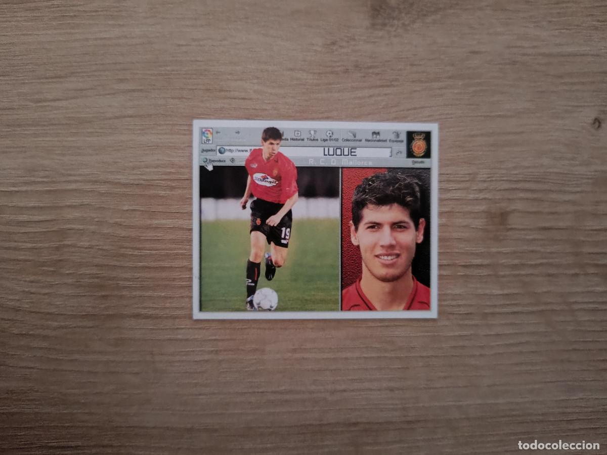 Fu&szlig;ball-Sticker: CROMO DE F&Uacute;TBOL LIGA ESTE LUQUE MALLORCA SIN PEGAR NUNCA PEGADO 01 02 2001 2002