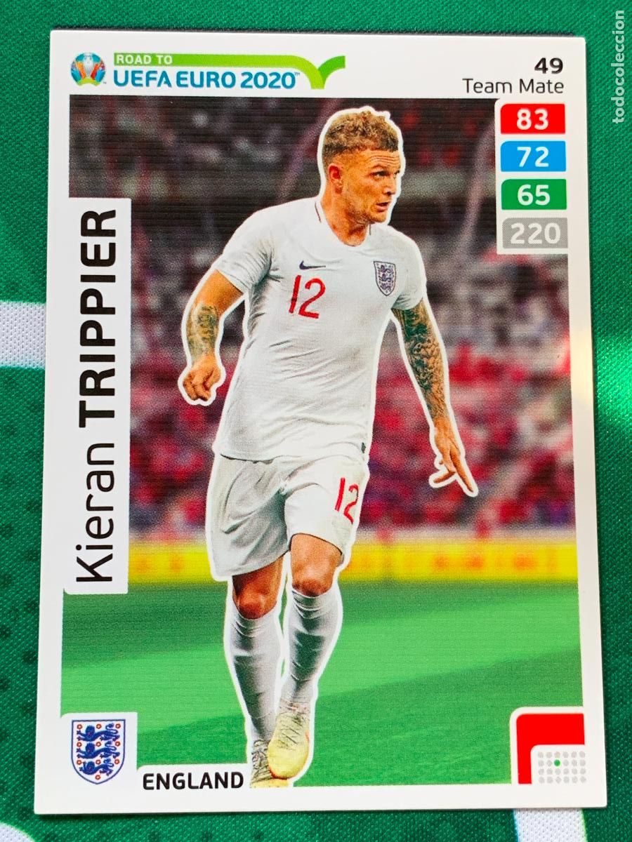 Football Stickers: 49 Kieran Trippier England Team Mate ADRENALYN XL ROAD TO 2020