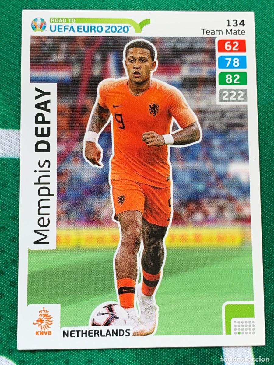Cromos de Futebol: 134 Memphis Depay Netherlands Team Mate ADRENALYN XL ROAD TO 2020