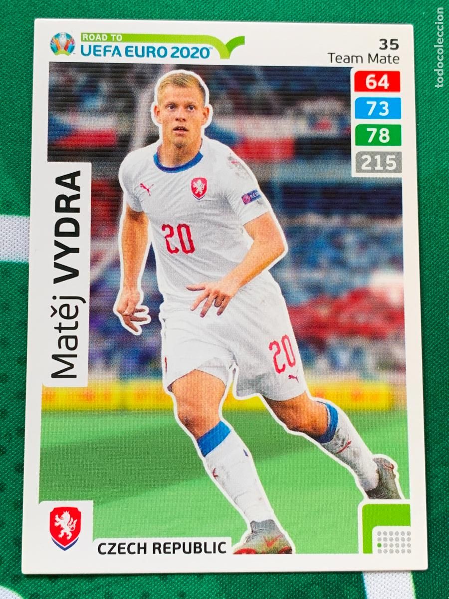 Fu&szlig;ball-Sticker: 35 Mat?j Vydra Czech Republic Team Mate ADRENALYN XL ROAD TO 2020