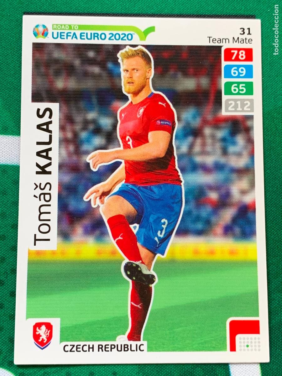 Fu&szlig;ball-Sticker: 31 Tom&aacute;� Kalas Czech Republic Team Mate ADRENALYN XL ROAD TO 2020