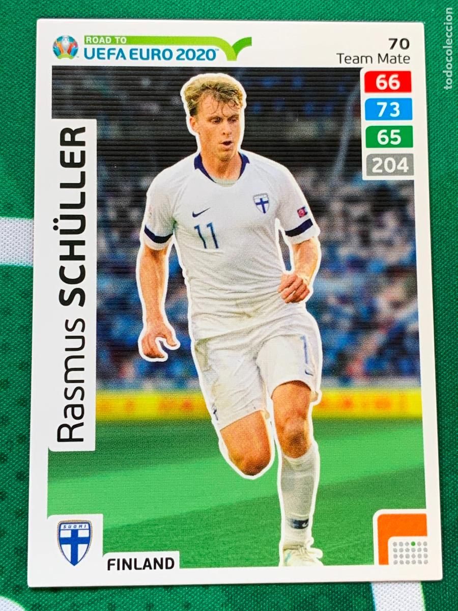 Fu&szlig;ball-Sticker: 70 Rasmus Sch&uuml;ller Finland Team Mate ADRENALYN XL ROAD TO 2020