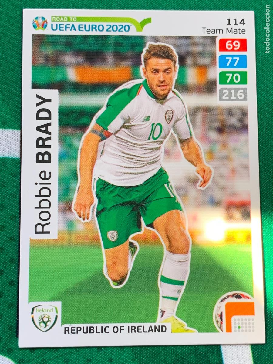 Fu&szlig;ball-Sticker: 114 Robbie Brady Republic of Ireland Team Mate ADRENALYN XL ROAD TO 2020