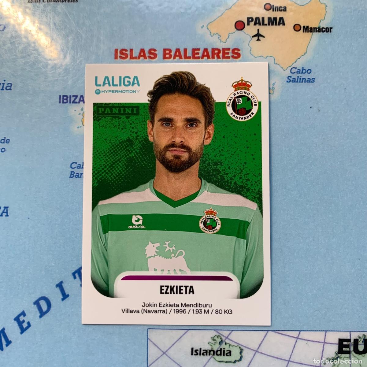 Cromos de f&uacute;tbol: Ezkieta n&uacute;mero 327 del Racing de Santader cromo liga Hypermotion 25-26 2025-2026