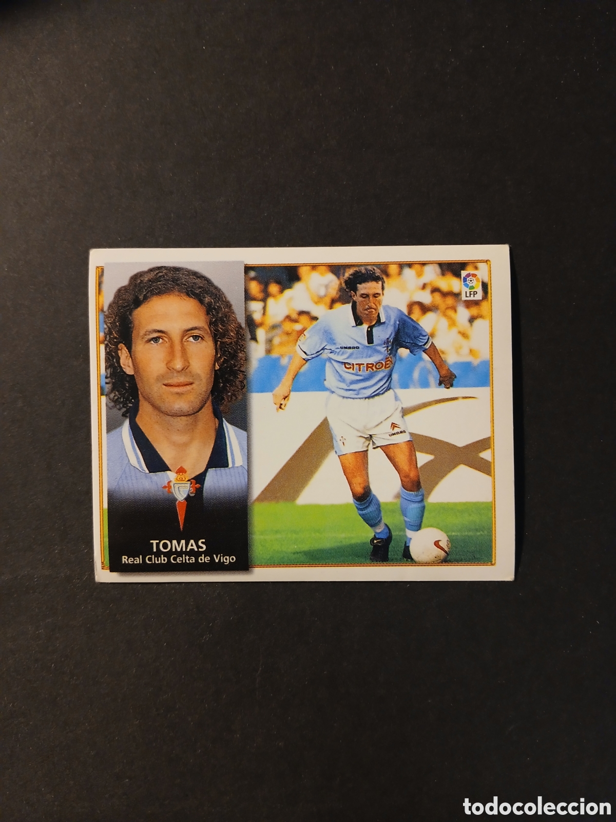 Cromos de F&uacute;tbol: TOMAS CELTA FICHAJE 10 LIGA ESTE 1998/99 98 99 NUNCA PEGADO SIN PEGAR