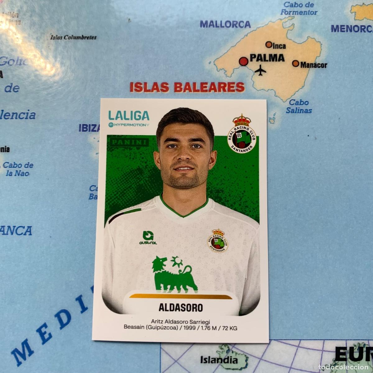 Cromos de f&uacute;tbol: Alsasoro n&uacute;mero 335 del Racing de Santader cromo liga Hypermotion 25-26 2025-2026