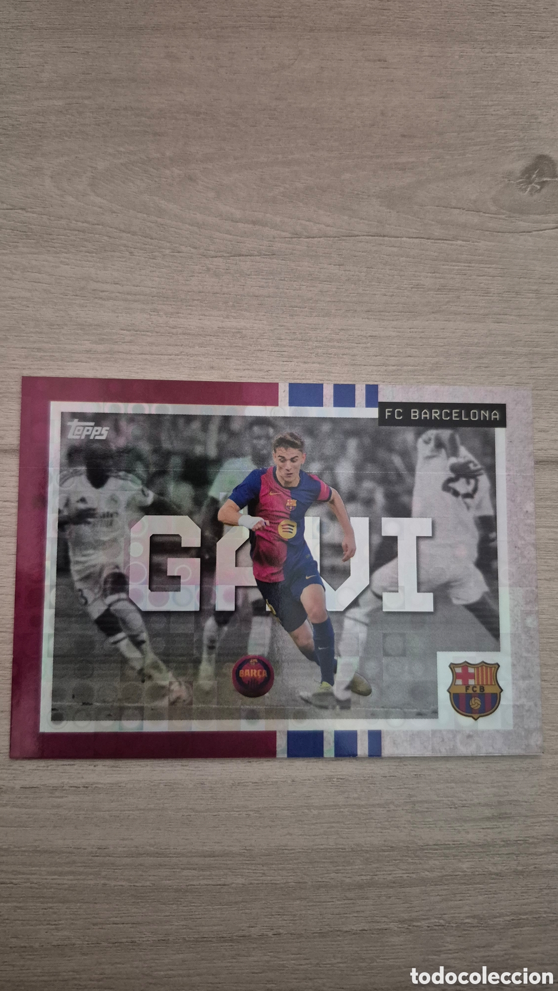 Cromos de f&uacute;tbol: Gavi We want the ball Paralell Team Set FC Barcelona