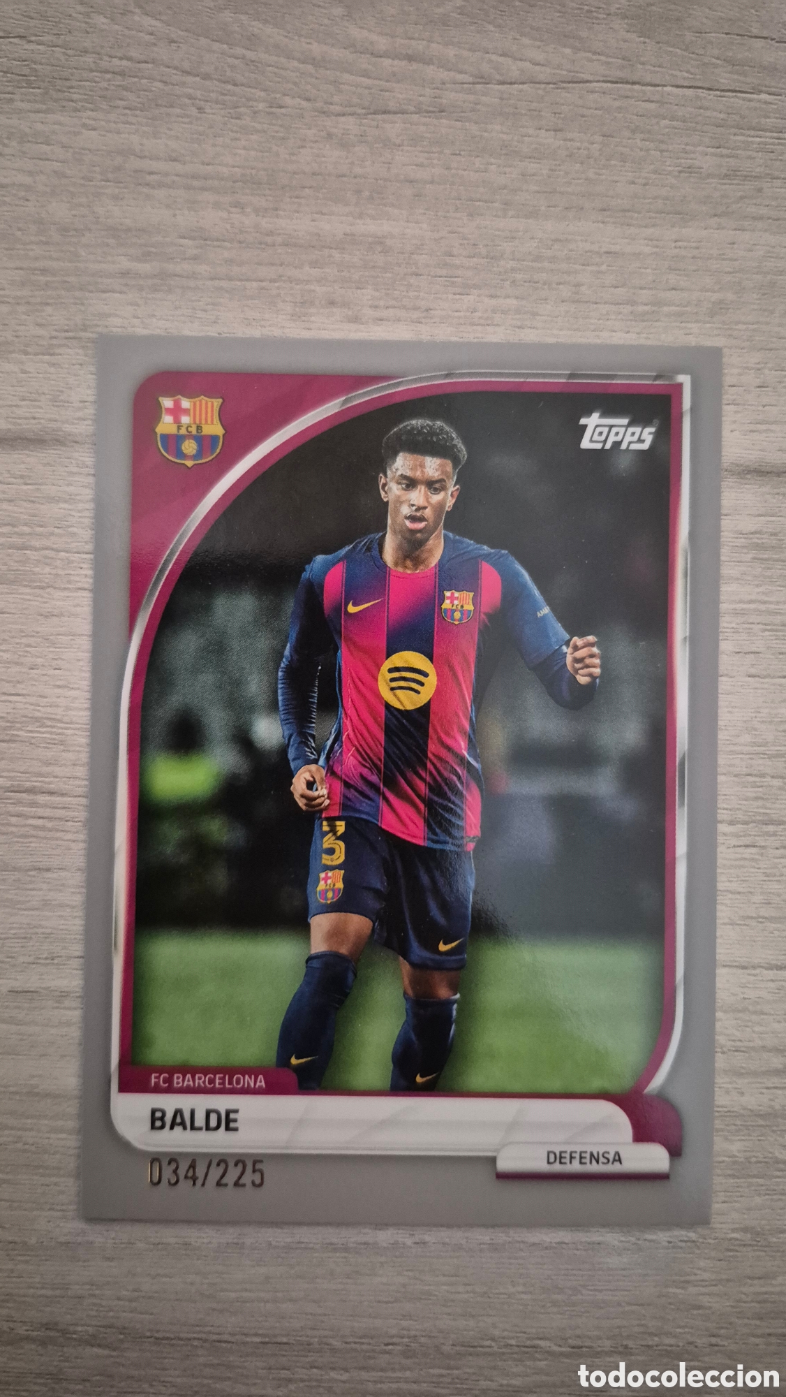 Figurine di Calcio: Balde /225 Topps FC Barcelona 2025