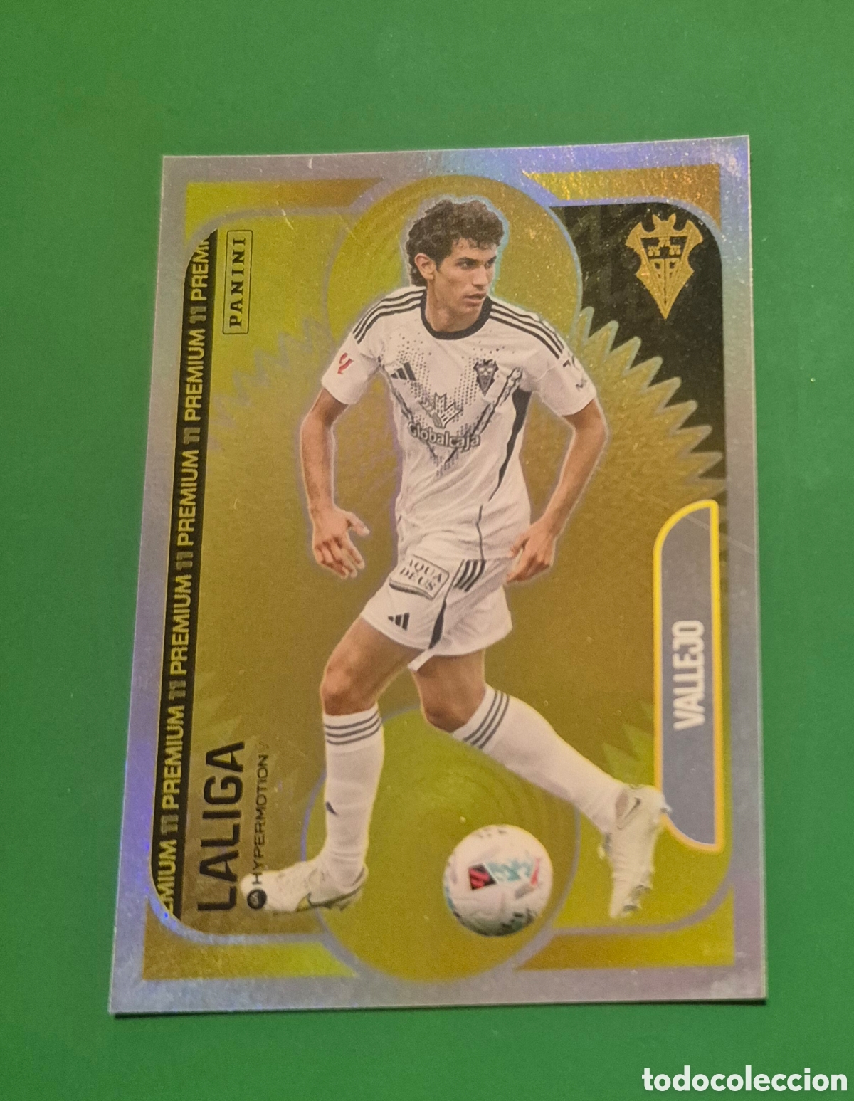 Cromos de f&uacute;tbol: CROMO FUTBOL VALLEJO ALBACETE BALOMPIE PREMIUM 11 SIN PEGAR LIGA HYPERMOTION 2