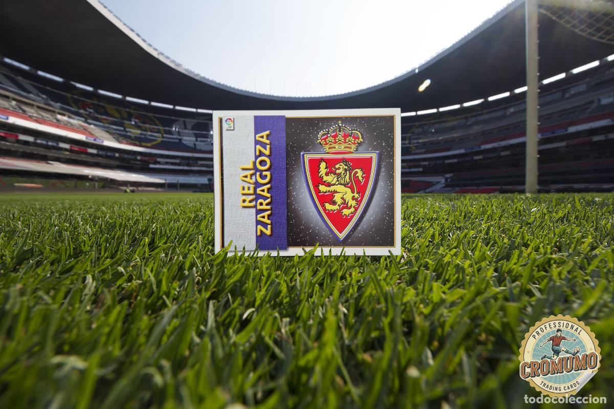 Fu&szlig;ball-Sticker: Escudo Zaragoza - Zaragoza - 1998 1999 98 99 - Cromo Ediciones Este - Nunca Pegado