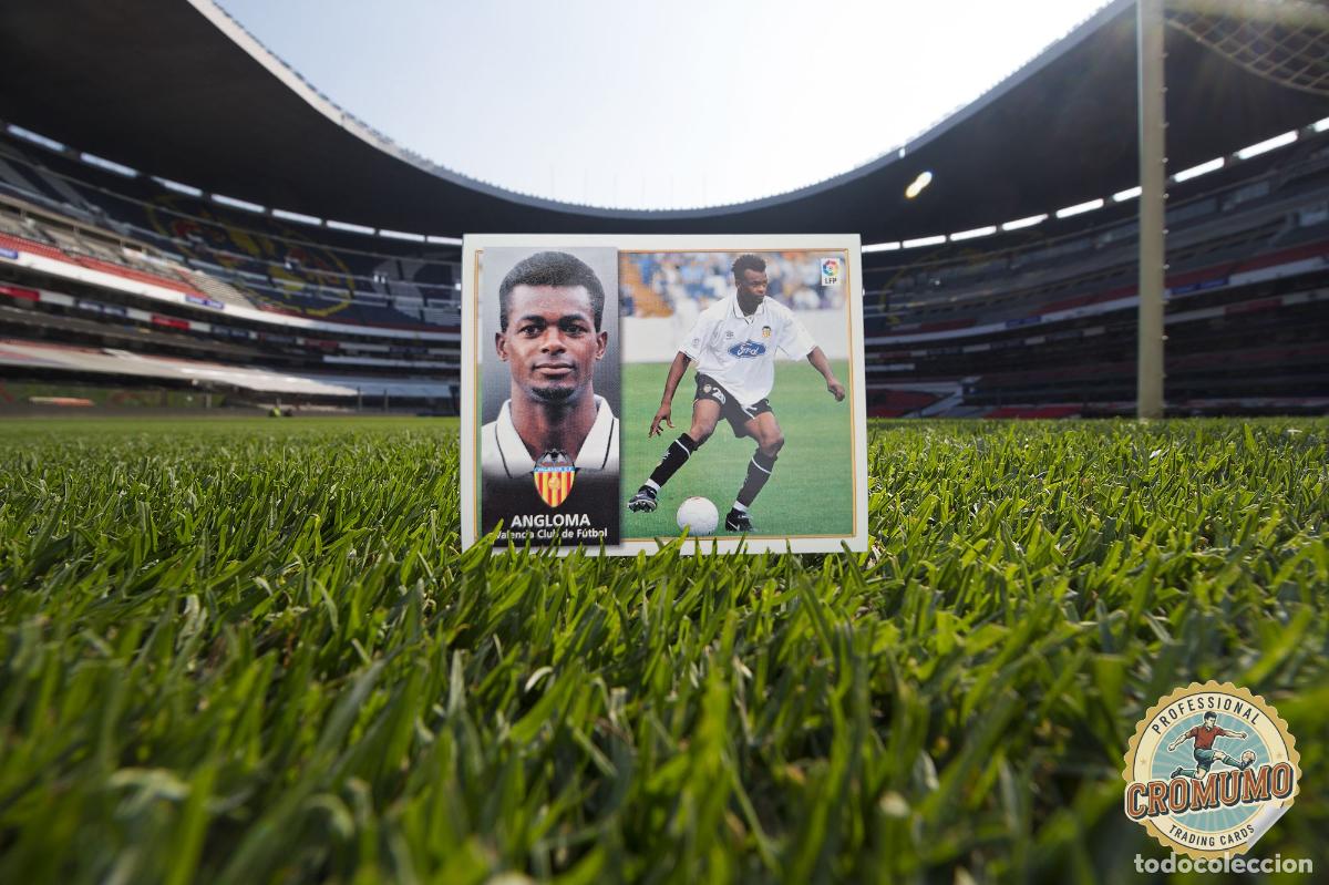 Figurine di Calcio: Angloma - Valencia - 1998 1999 98 99 - Cromo Ediciones Este - Nunca Pegado