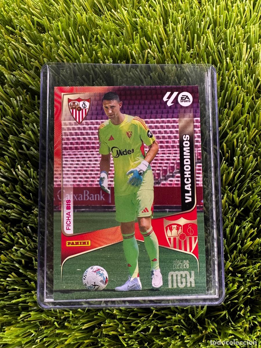 Football Stickers: N&ordm; 327BIS Vlachodimos Fichas Bis Sevilla FC Megacracks 25 26