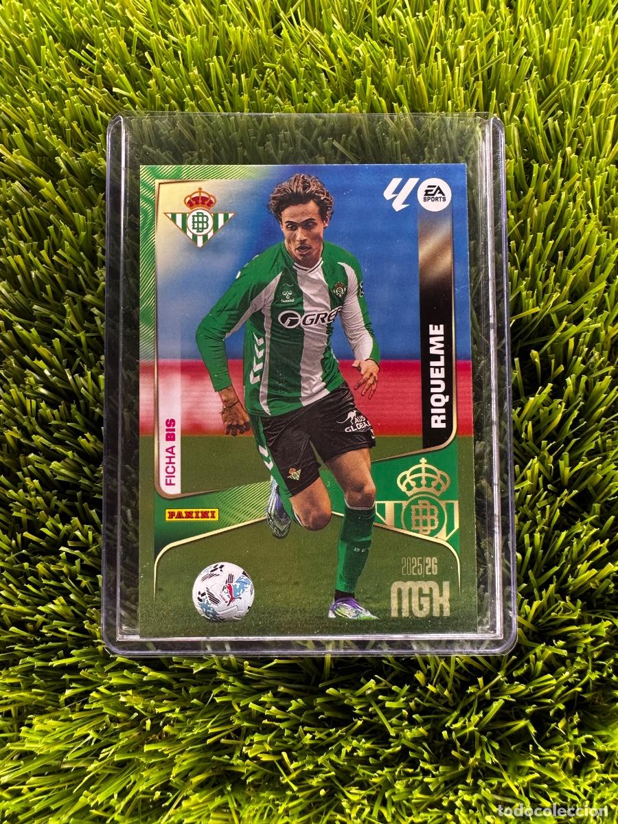 Cromos de f&uacute;tbol: N&ordm; 105BIS Riquelme Fichas Bis Real Betis Megacracks 25 26