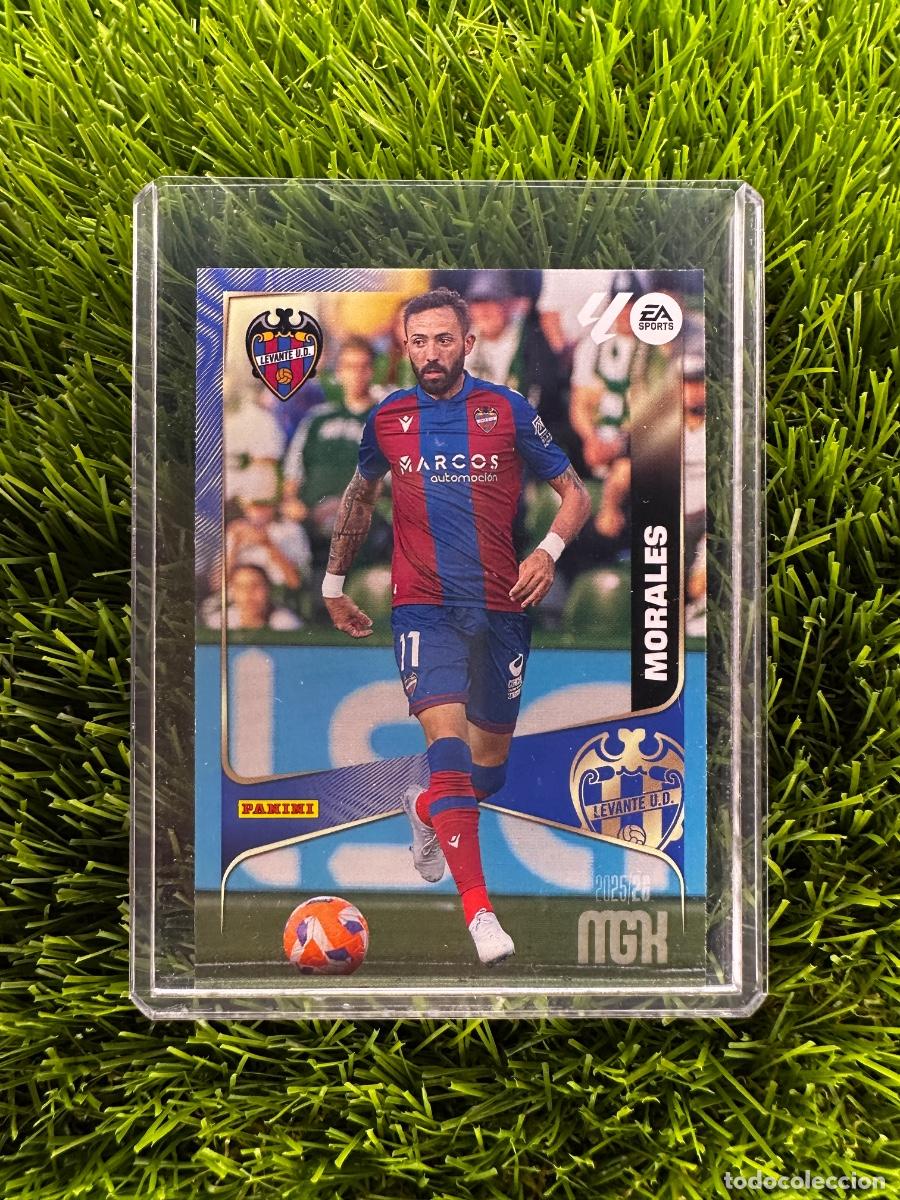 Football Stickers: N&ordm; 216 Morales Levante UD Megacracks 25 26