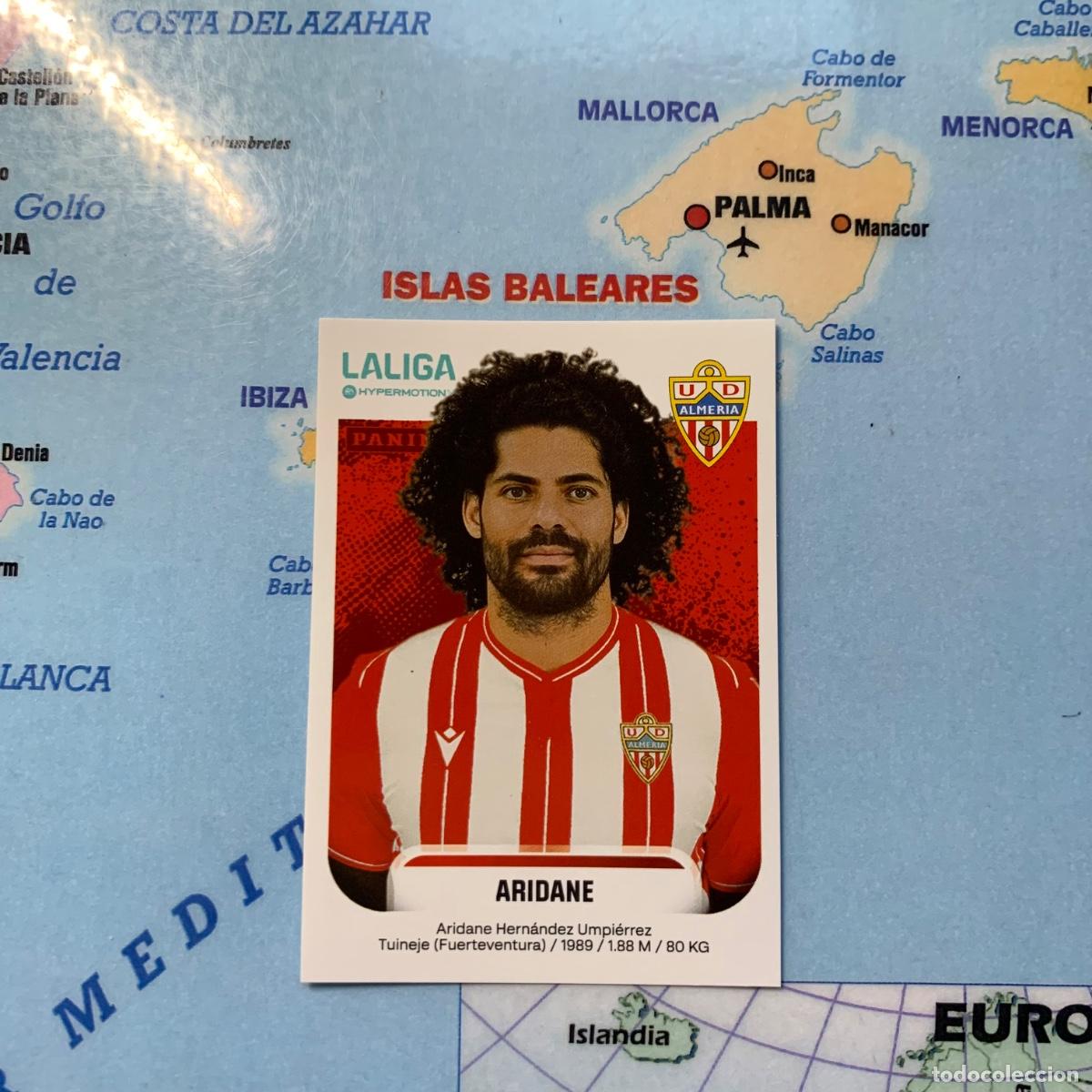 Cromos de f&uacute;tbol: Aridane n&uacute;mero 26B de Almer&iacute;a cromo liga Hypermotion 25-26 2025-2026