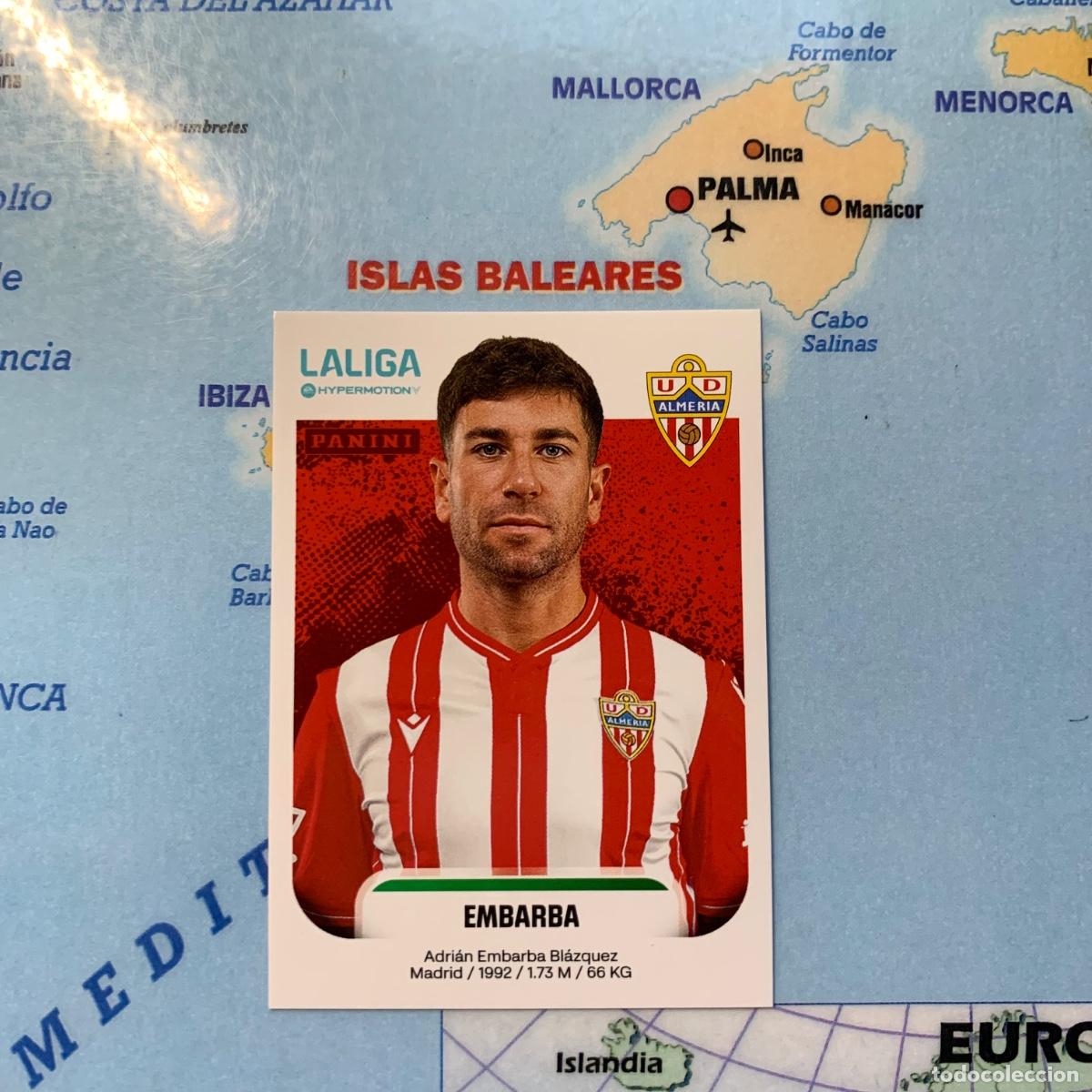 Cromos de f&uacute;tbol: Embarda n&uacute;mero 37 de Almer&iacute;a cromo liga Hypermotion 25-26 2025-2026