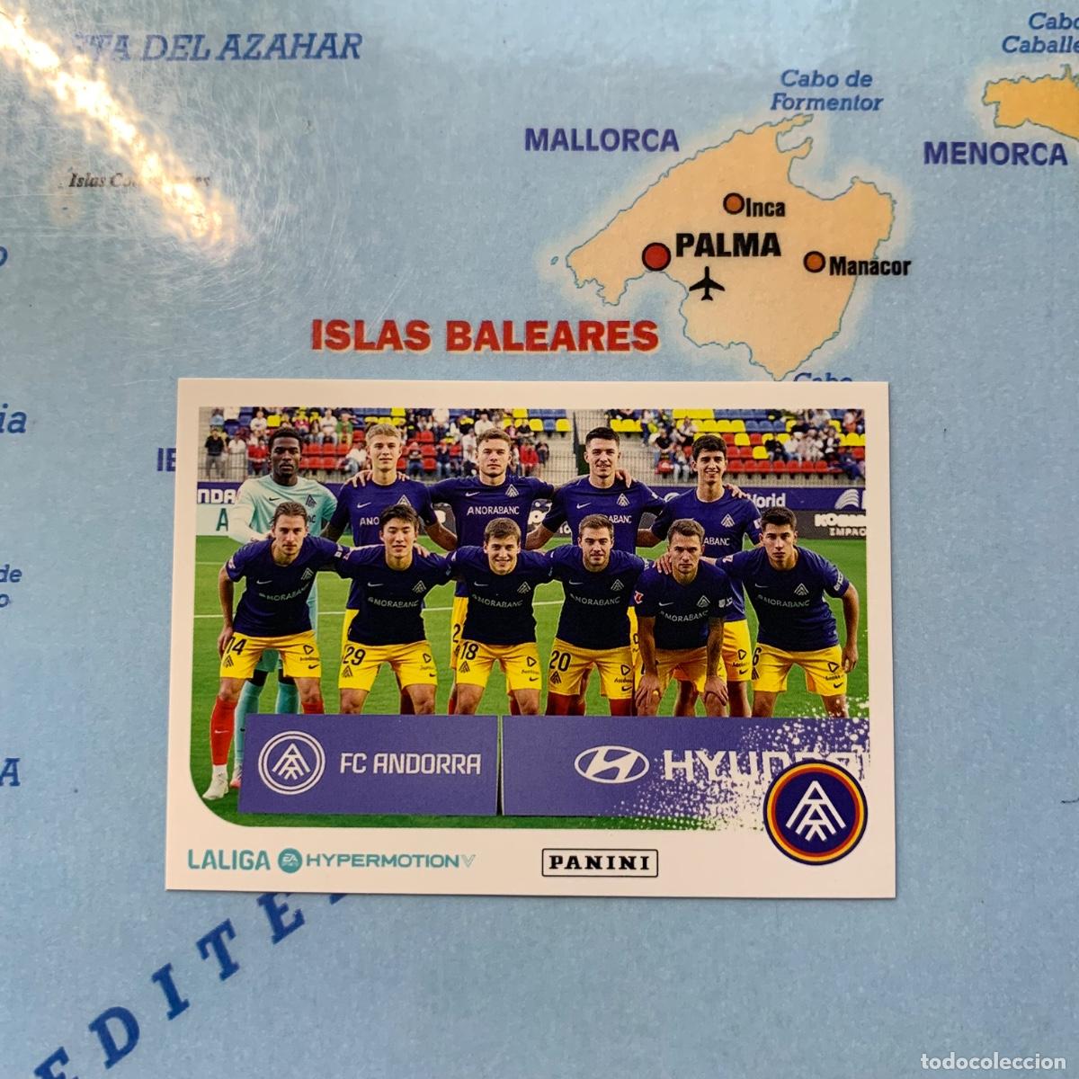 Cromos de f&uacute;tbol: Equipo del Andorra n&uacute;mero 41 cromo liga Hypermotion 25-26 2025-2026