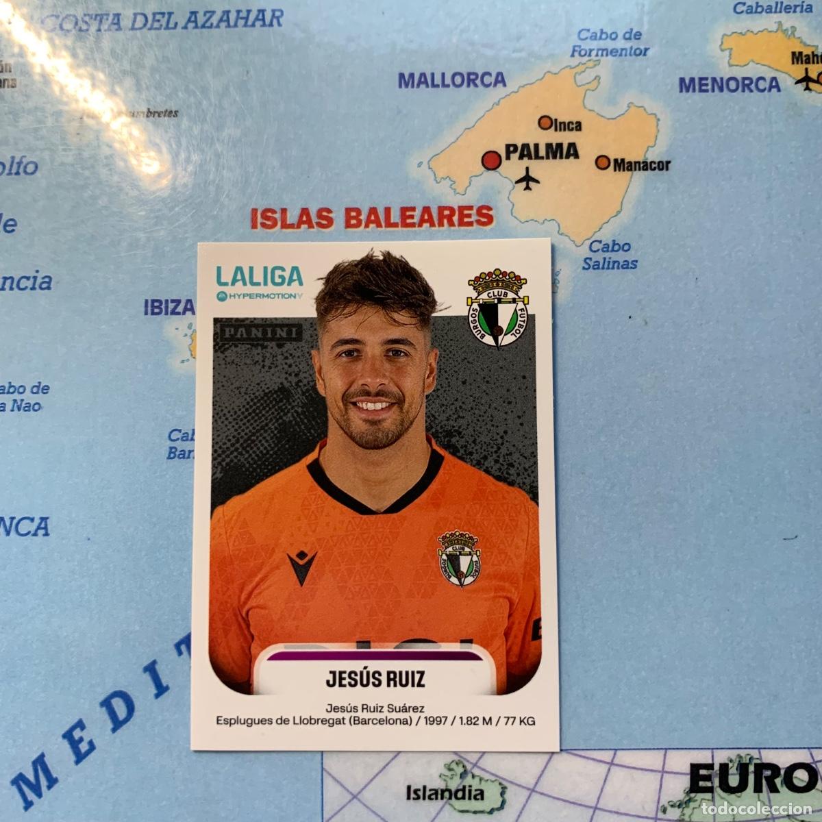 Cromos de Futebol: Jesus Ruiz n&uacute;mero 62 del Burgos cromo liga Hypermotion 25-26 2025-2026