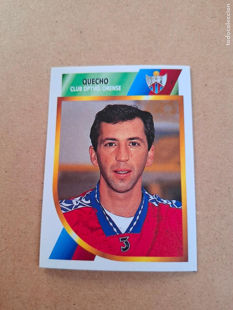 Cromos de Futebol: ESTE 94 95 1994 1995 2&ordf; DIVISI&Oacute;N - QUECHO - C.D. ORENSE ( NUNCA PEGADO )