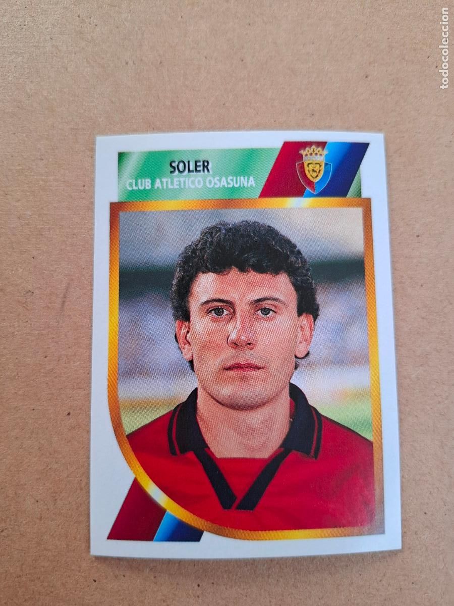 Cromos de Futebol: ESTE 94 95 1994 1995 2&ordf; DIVISI&Oacute;N - SOLER - AT. OSASUNA ( NUNCA PEGADO )