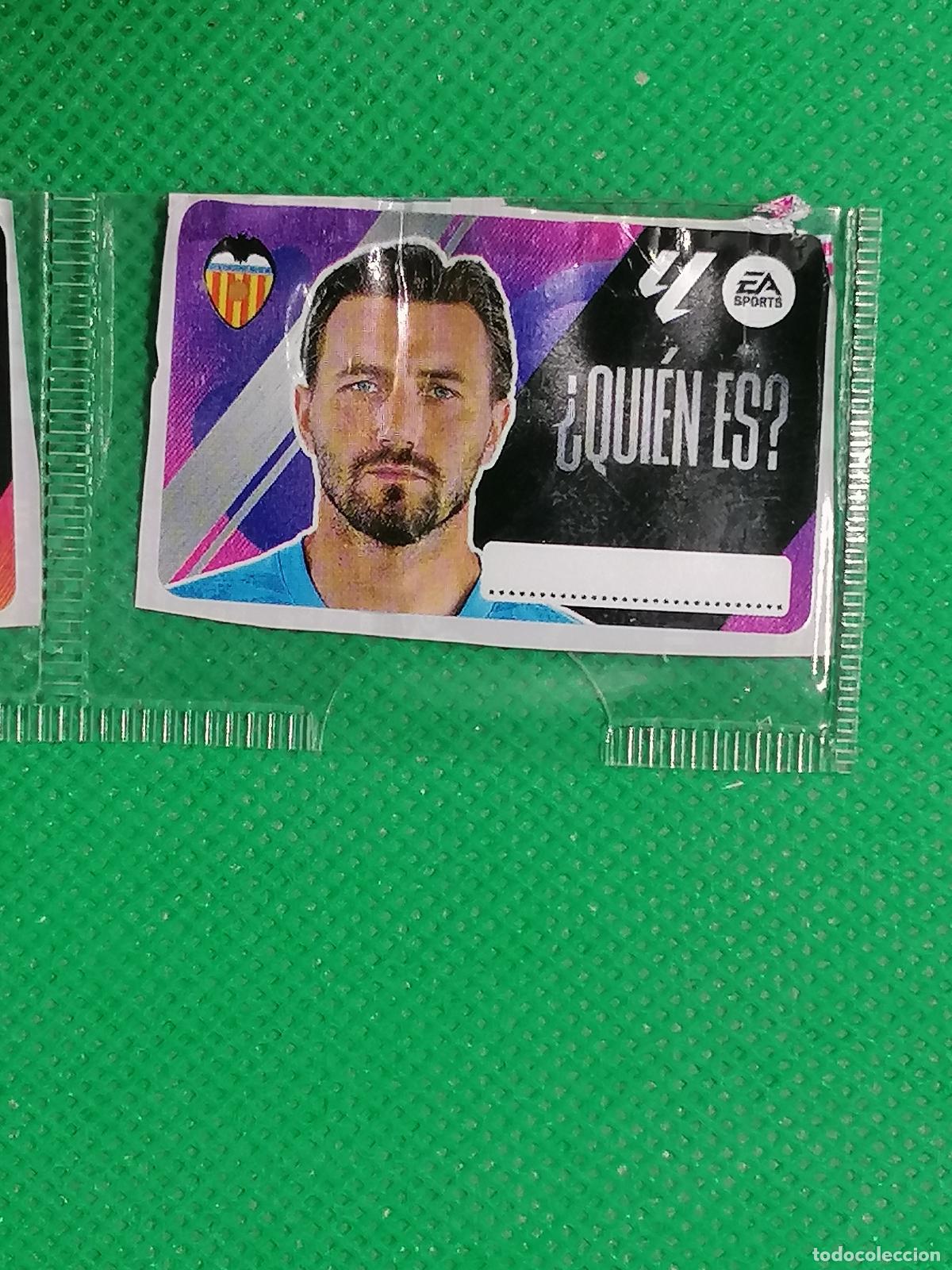 Cromos de f&uacute;tbol: &iquest;QUIEN ES? VALENCIA CHICLES SIN PEGAR ⚽ PANINI LIGA ESTE 25 26 2025 2026 ⚽