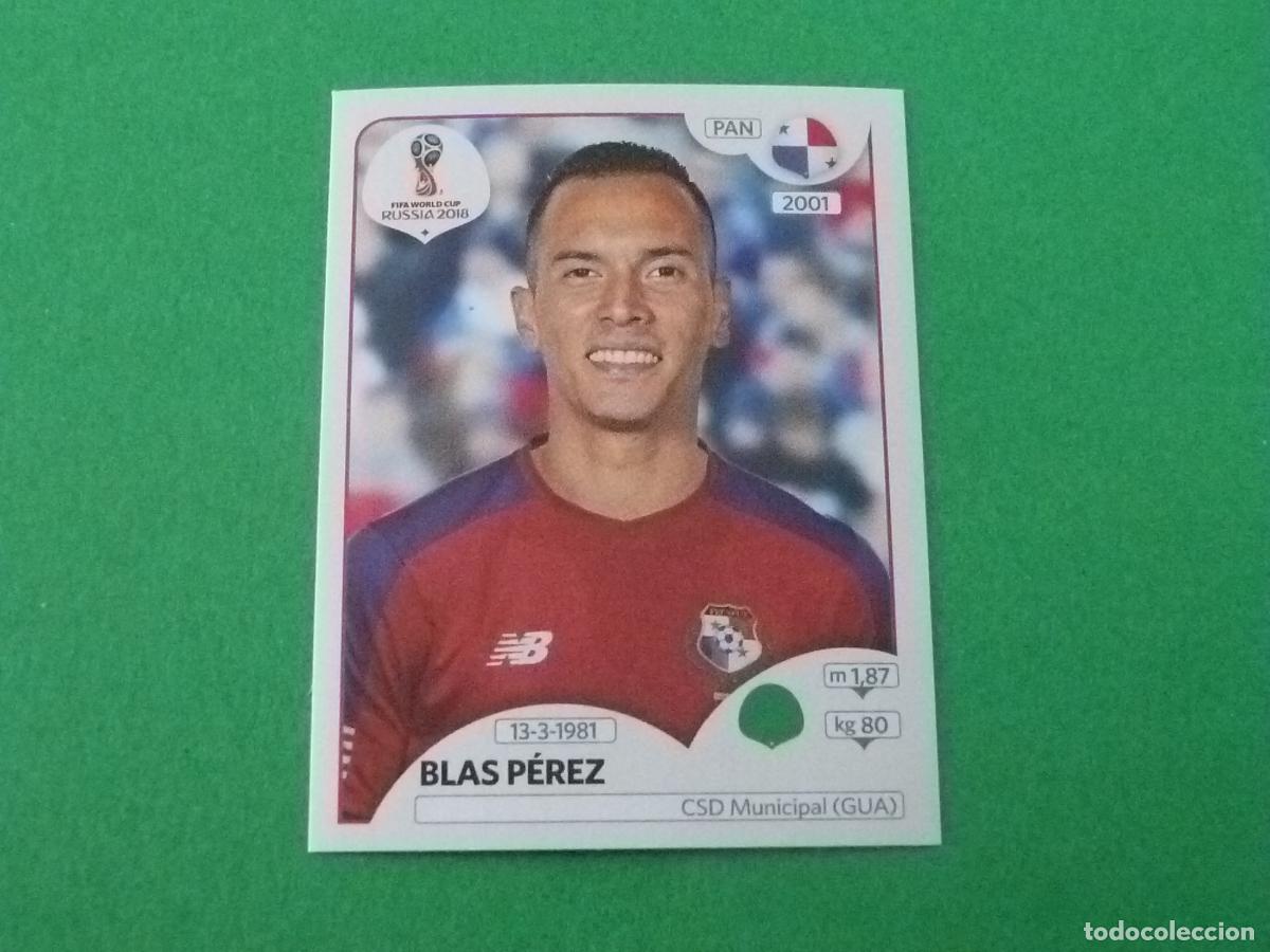 Cromos de F&uacute;tbol: CROMO FUTBOL BLAS PEREZ PANAMA SIN PEGAR N&ordm; 548 MUNDIAL RUSIA 2018 PANINI