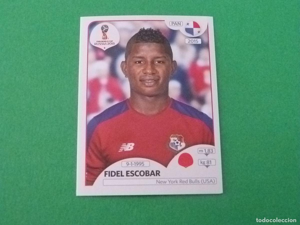 Cromos de f&uacute;tbol: CROMO FUTBOL FIDEL ESCOBAR PANAMA SIN PEGAR N&ordm; 537 MUNDIAL RUSIA 2018 PANINI