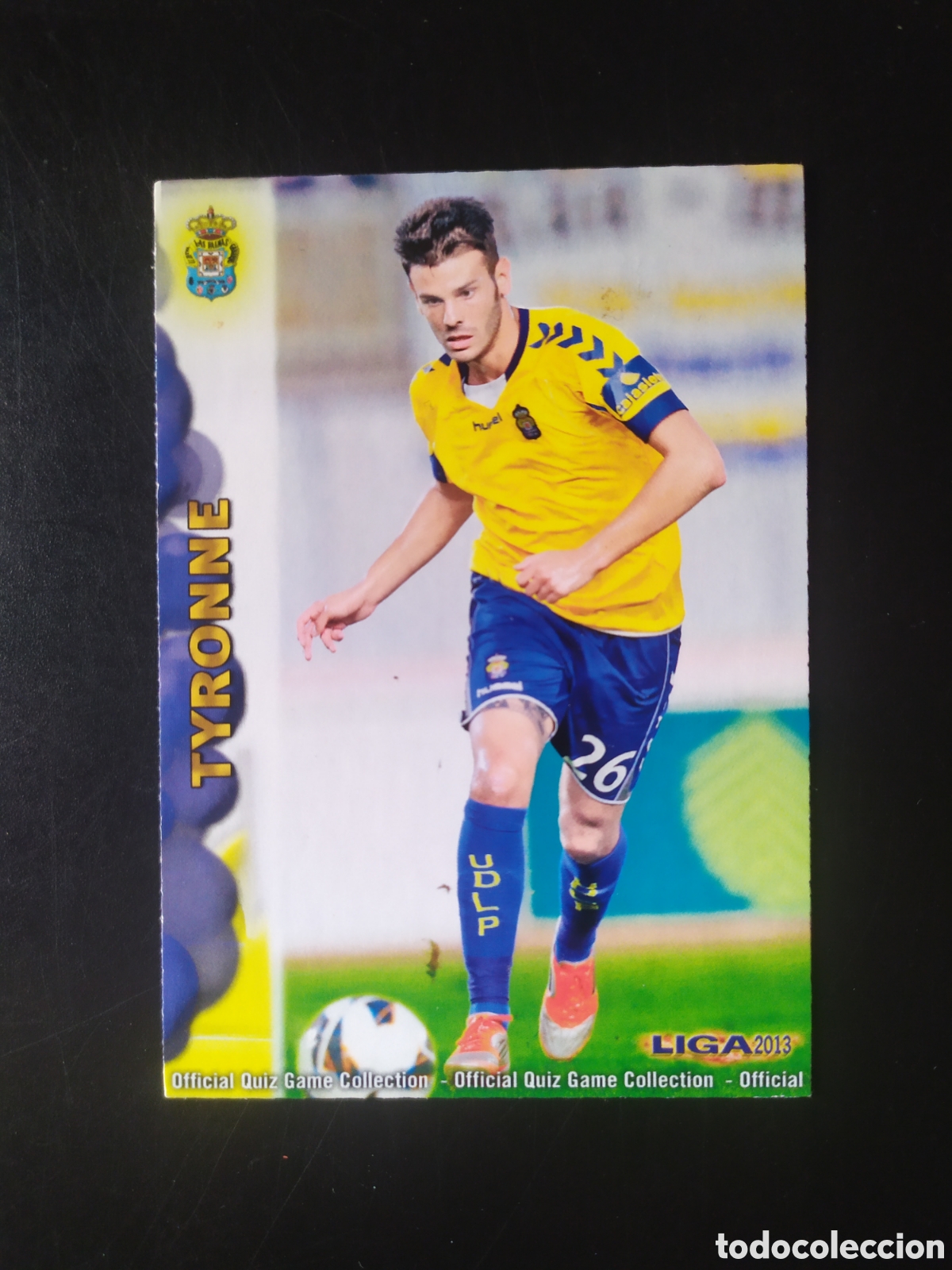 Cromos de f&uacute;tbol: Mundicromo fichas Liga 2012 2013 12 13 Tyronne n&deg; 1200 Las Palmas