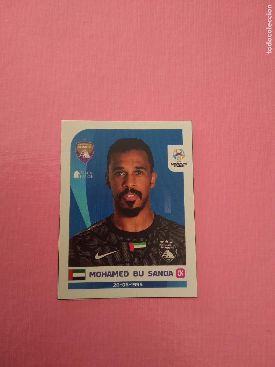 Cromos de f&uacute;tbol: 77 MOHAMED BU SANDA AL AIN CROMO FUTBOL AFC CHAMPIONS LEAGUE 2024 BLACK HORSE