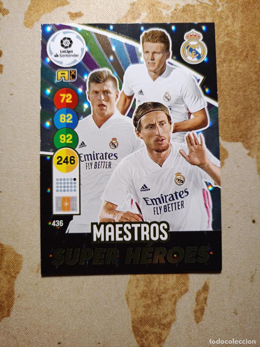 Cromos de f&uacute;tbol: Super H&eacute;roes 436 MAESTROS adrenalyn 2020-21
