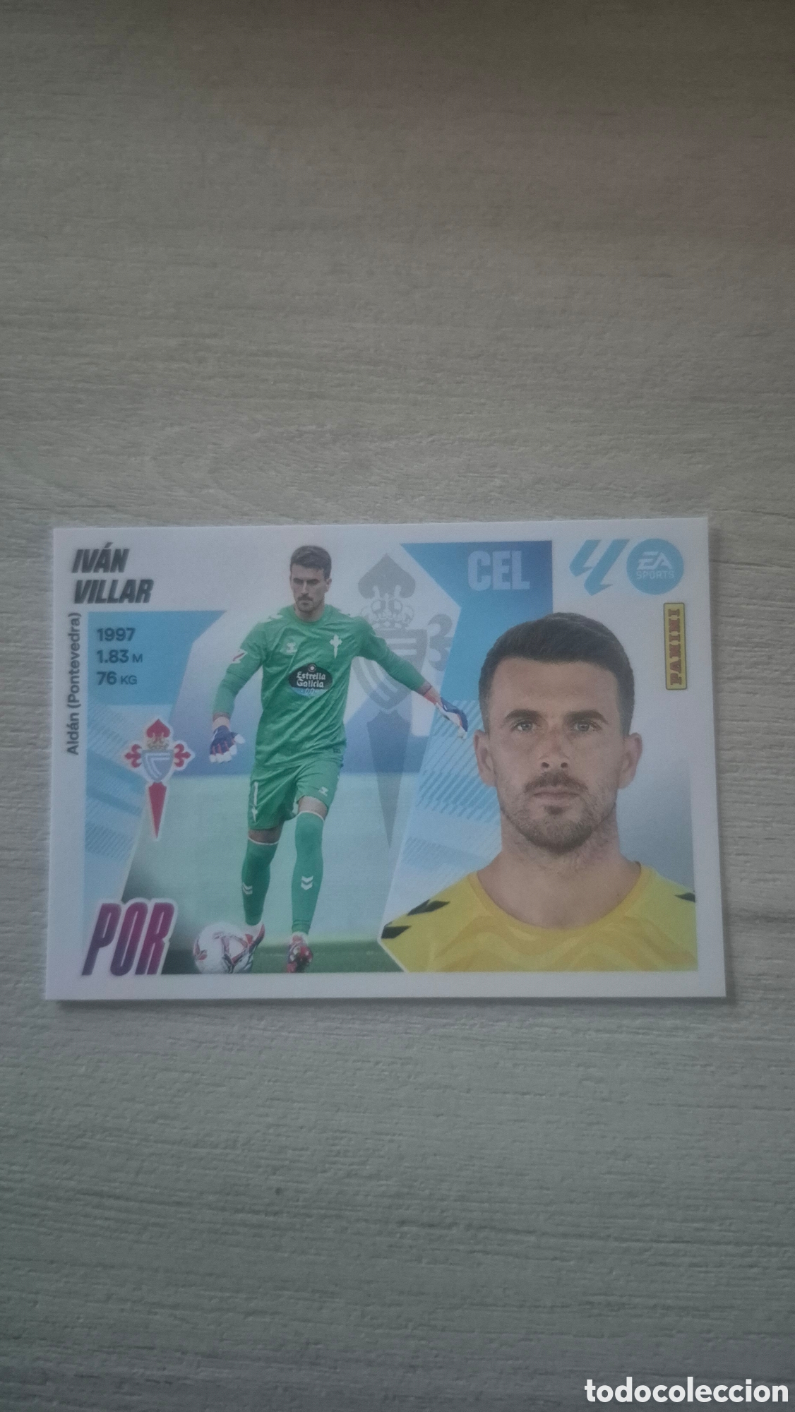 Cromos de F&uacute;tbol: N&deg;4 Celta de Vigo Ivan Villar Liga Este 25/26