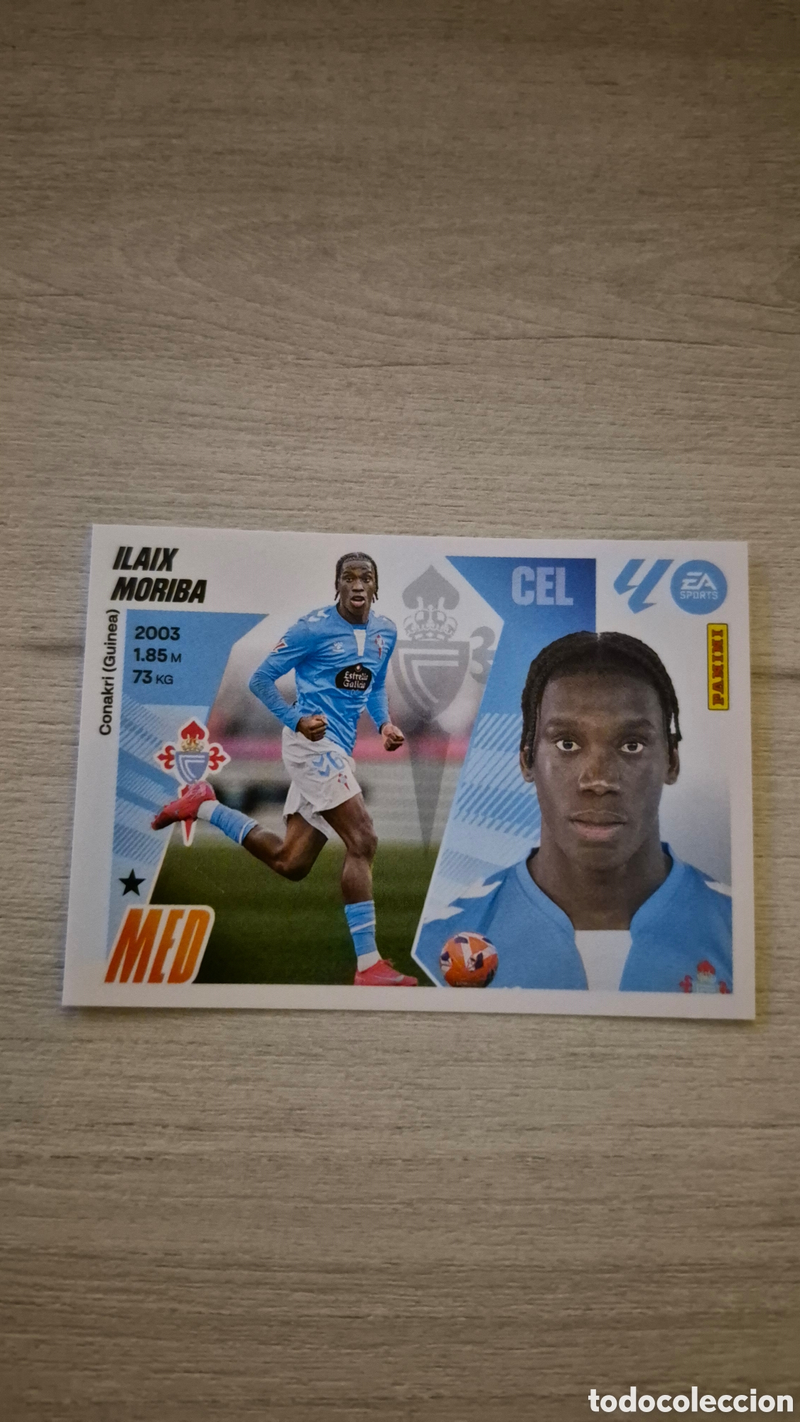 Cromos de F&uacute;tbol: N&deg;12 Celta de Vigo Ilaix Moriba Liga Este 25/26