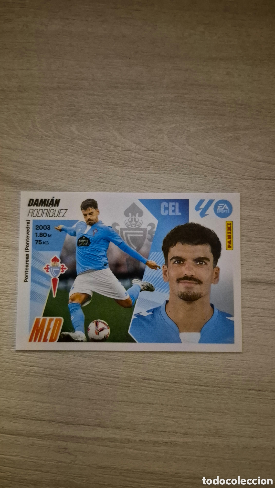Cromos de F&uacute;tbol: N&deg;13 Celta de Vigo Damian Liga Este 25/26