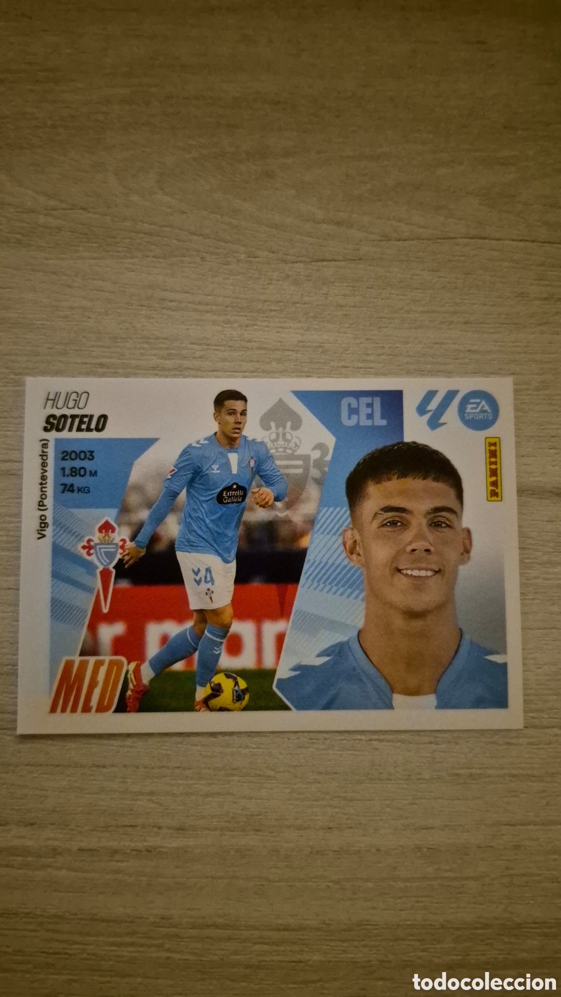 Cromos de F&uacute;tbol: N&deg;15 Celta de Vigo Sotelo Liga Este 25/26