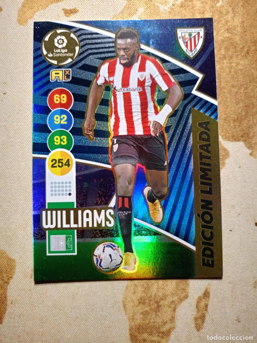 Cromos de Futebol: Edici&oacute;n limitada WILLIAMS adrenalyn 2020-21