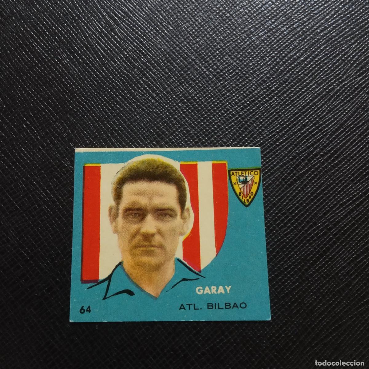 Fu&szlig;ball-Sticker: 64 GARAY BILBAO BRUGUERA 1958 1959 CROMO FUTBOL LIGA 58 59 - SIN PEGAR - A187 PG262