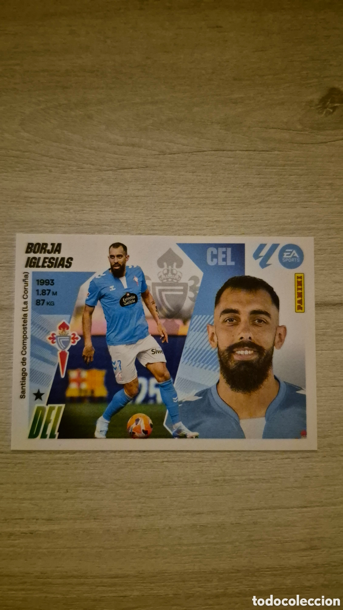 Cromos de F&uacute;tbol: N&deg;19 Celta de Vigo Borja Iglesias Liga Este 25/26