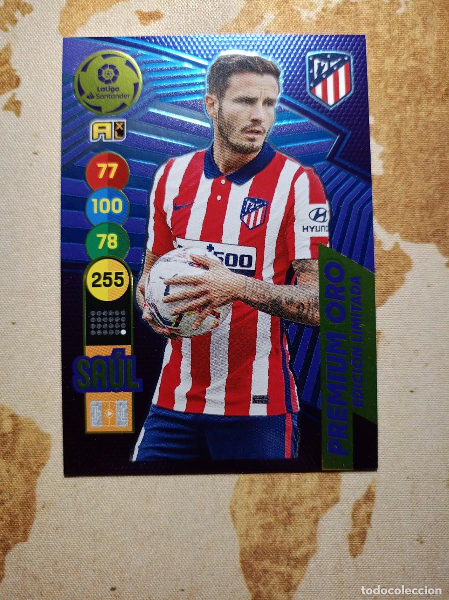 Football Stickers: Edici&oacute;n limitada Premium oro SA&Uacute;L adrenalyn 2020-21
