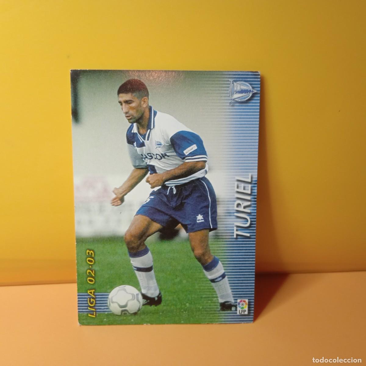 Figurine di Calcio: PANINI SPORTS; MEGACRACKS 2002 2003 02 03 DEPORTIVO ALAVES TURIEL 10