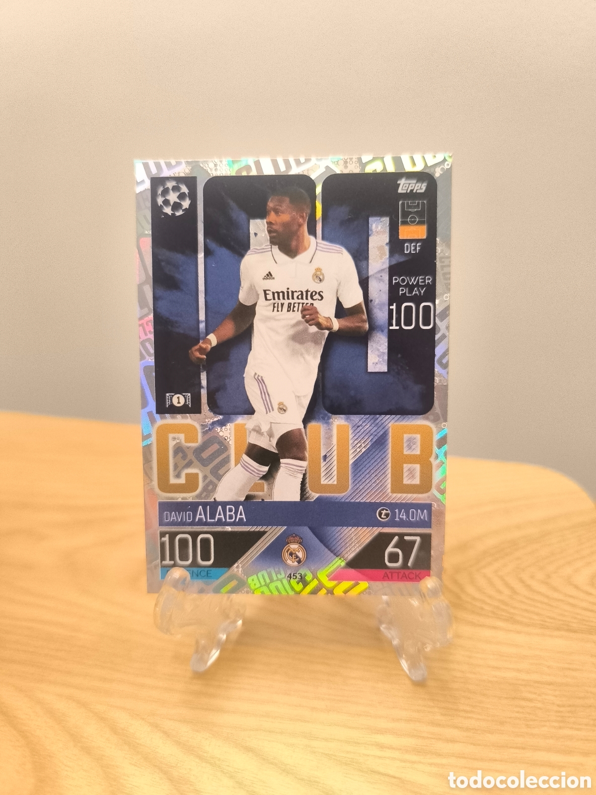 Cartes &agrave; collectionner de Football: David Alaba Topps Real Madrid