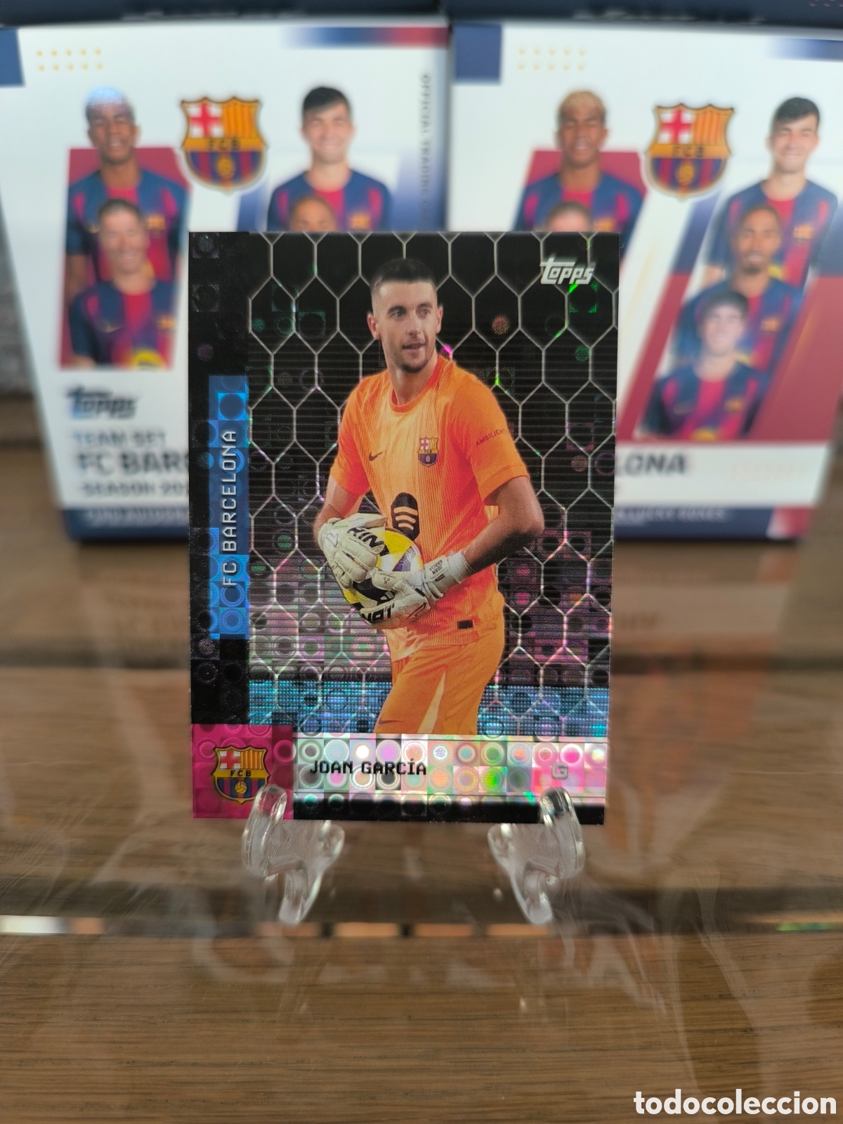 Football Stickers: Joan Garc&iacute;a Topps Halo paralela